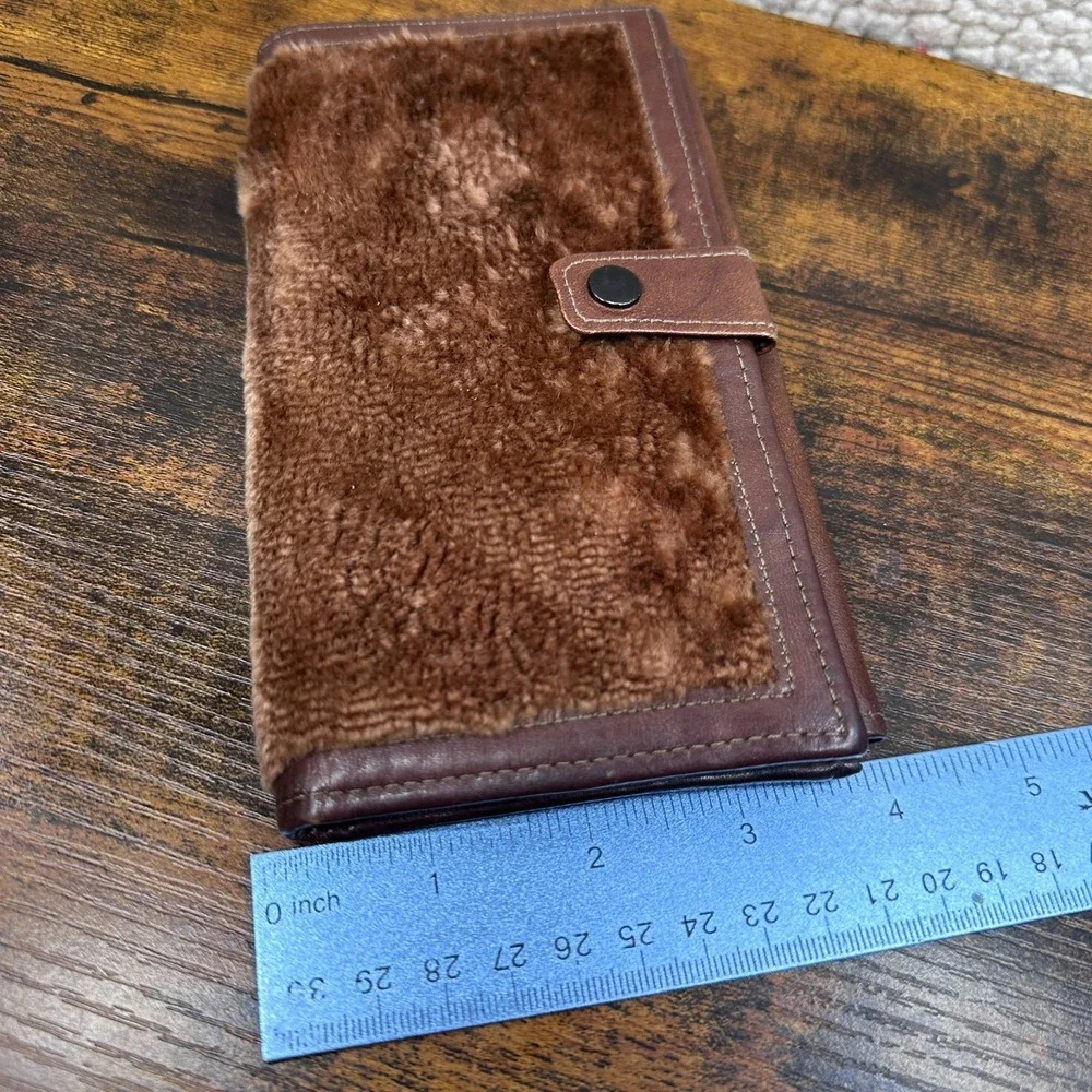 Vintage Godfred & Associates Full Grain Cowhide Seal Wallet Cartier Insert. Rare